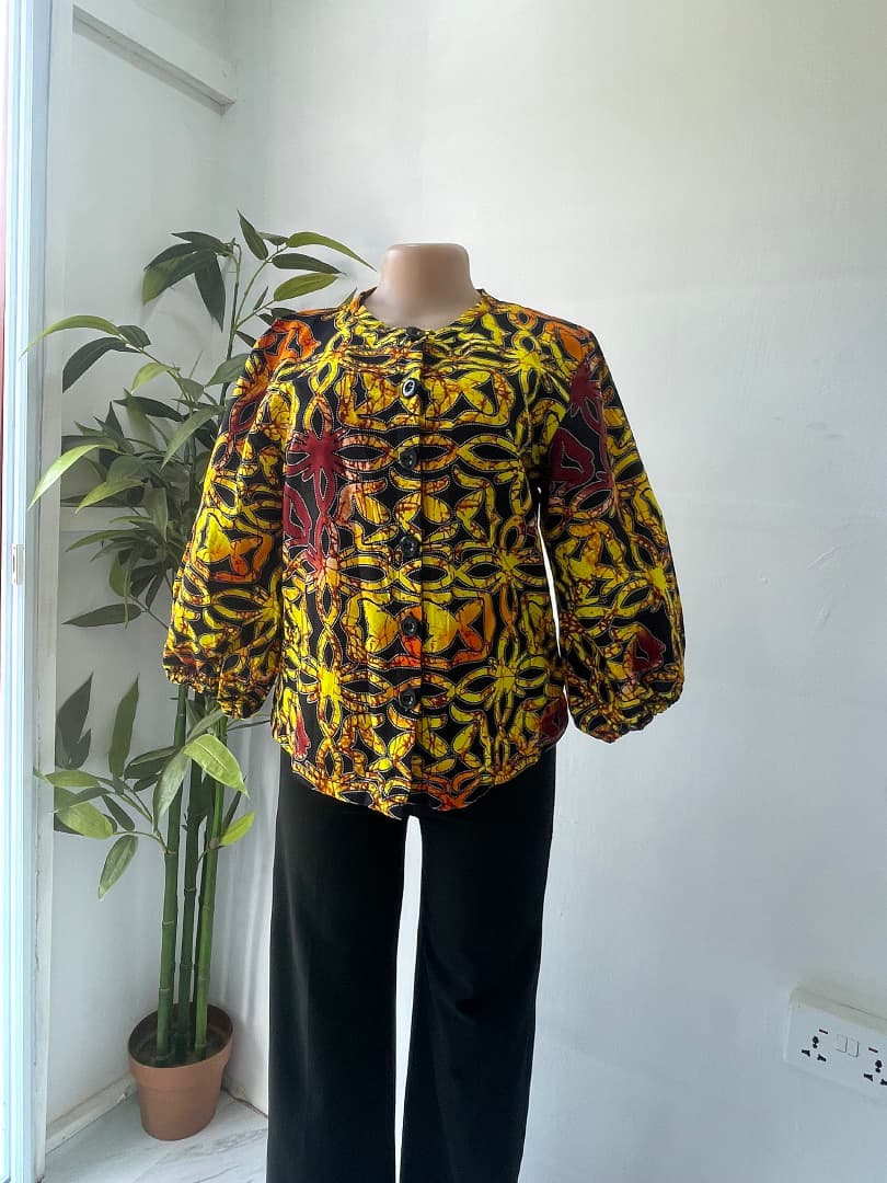 SF Blouse — photo 1. Sefa Fabrics, Accra, Ghana.