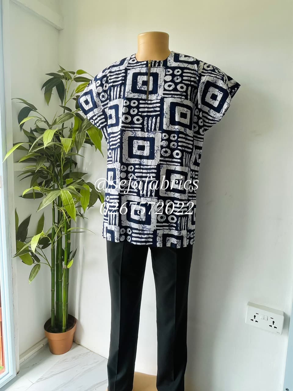 Kimono Shirt — photo 1. Sefa Fabrics, Accra, Ghana.