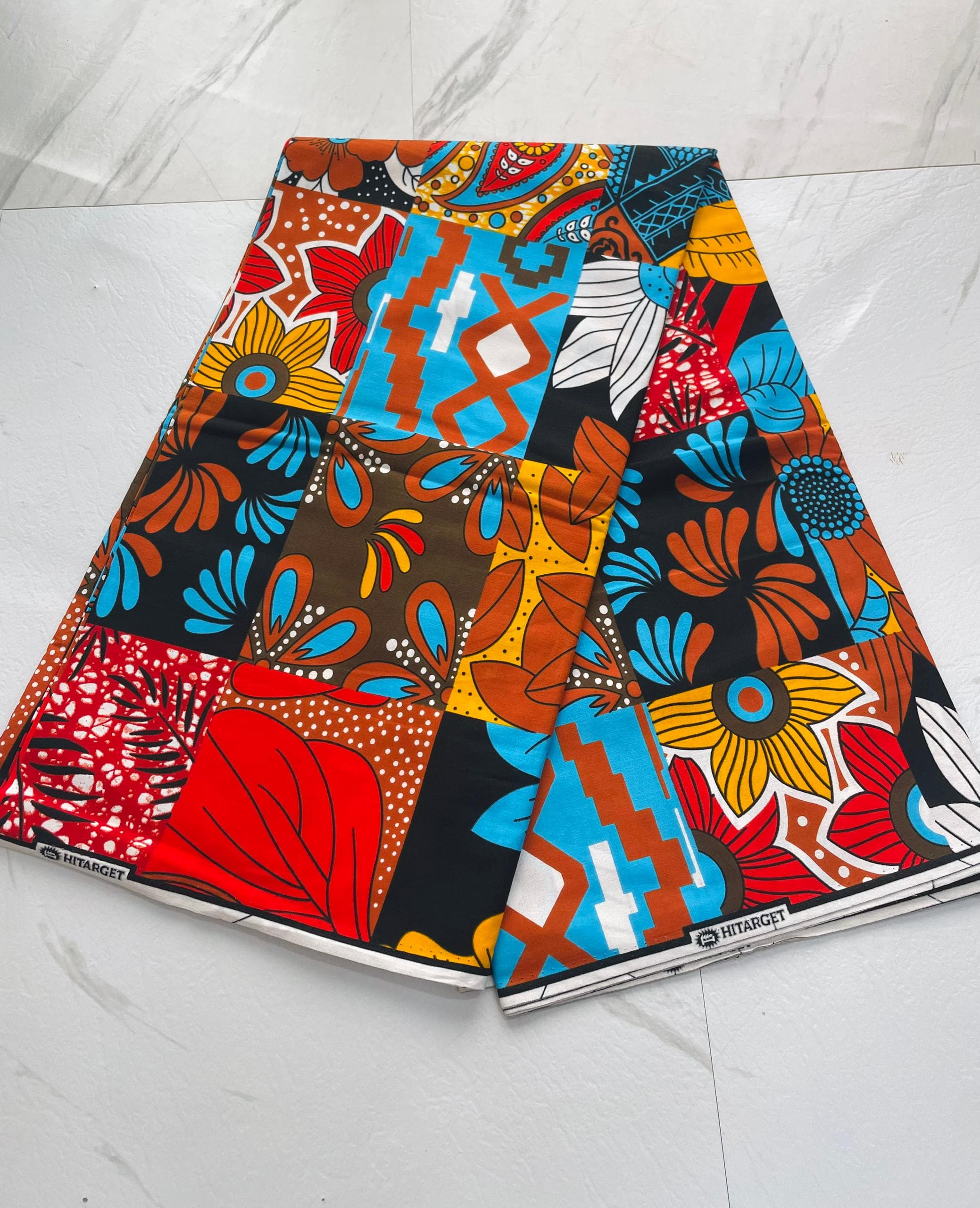 African Print Fabric — Style 02 — photo 1. Sefa Fabrics, Accra, Ghana.