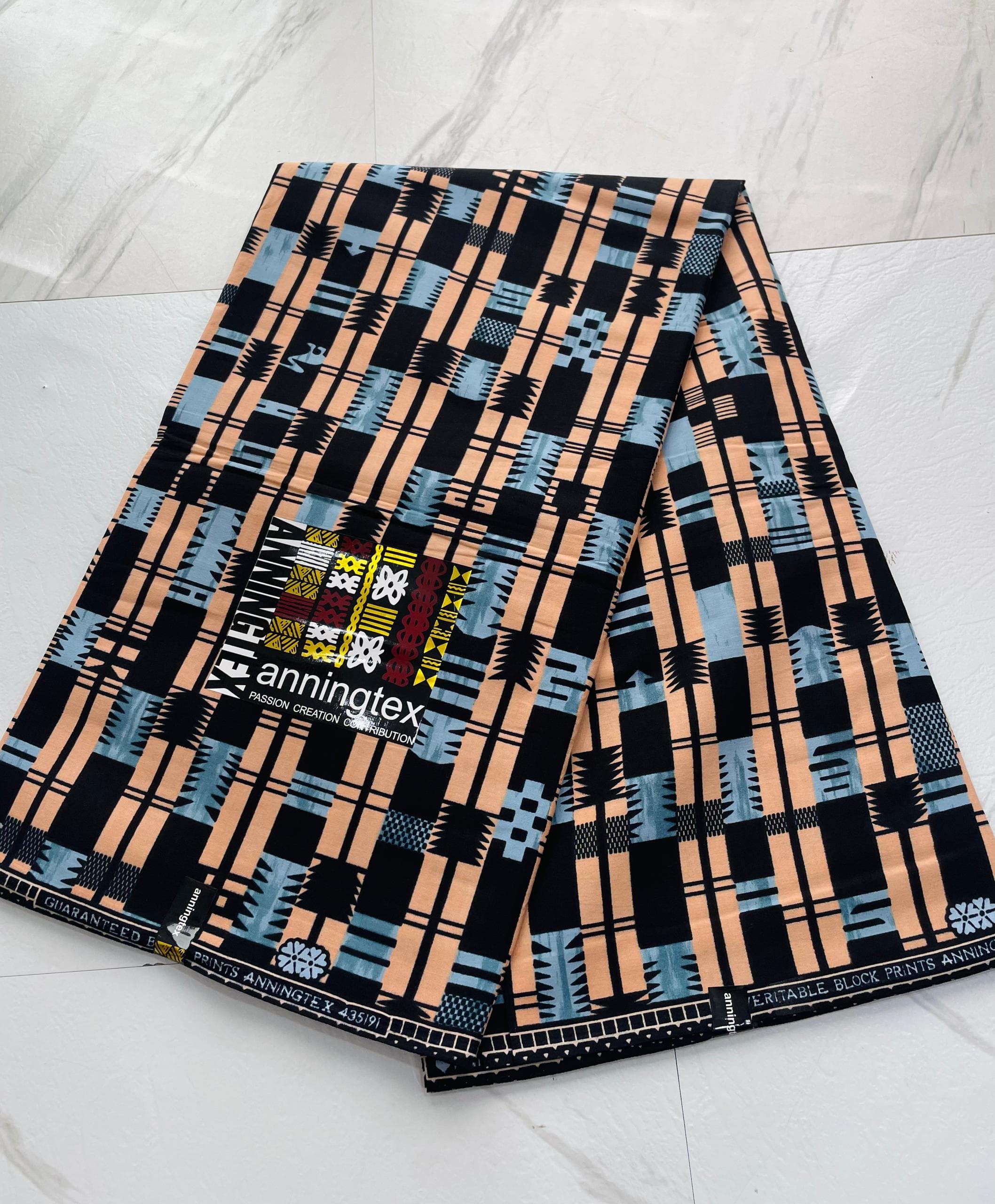 African Print Fabric — Style 06 — photo 1. Sefa Fabrics, Accra, Ghana.