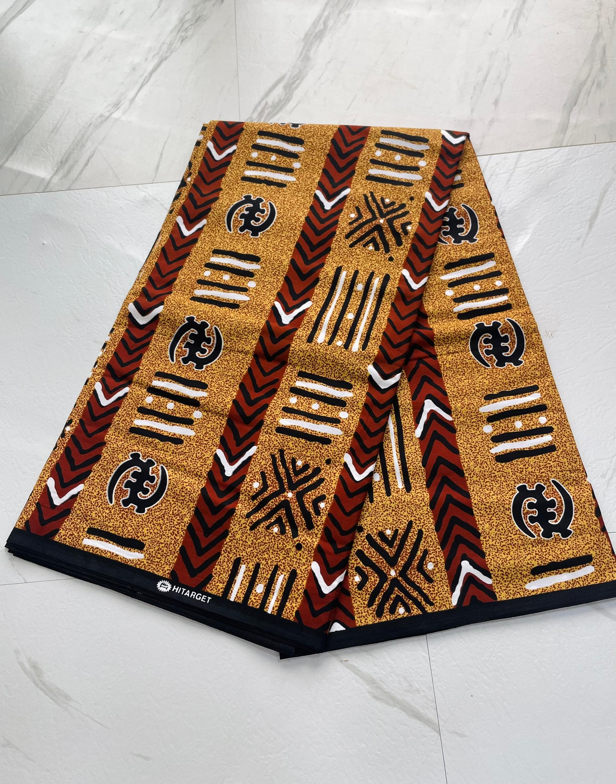 African Print Fabric — Style 08 — photo 1. Sefa Fabrics, Accra, Ghana.