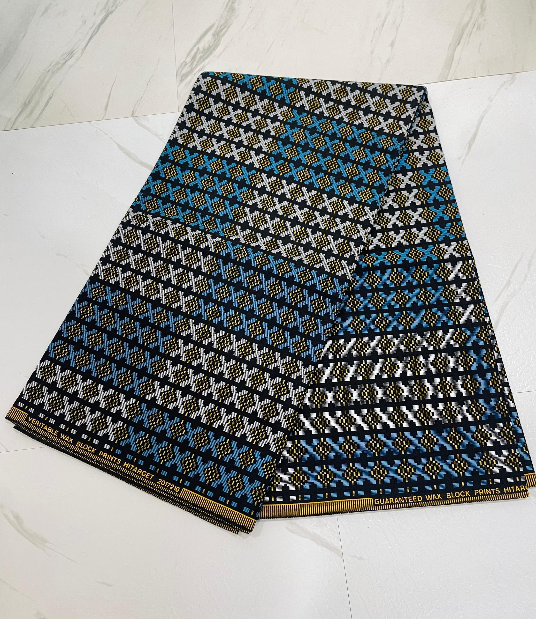 African Print Fabric — Style 09 — photo 1. Sefa Fabrics, Accra, Ghana.