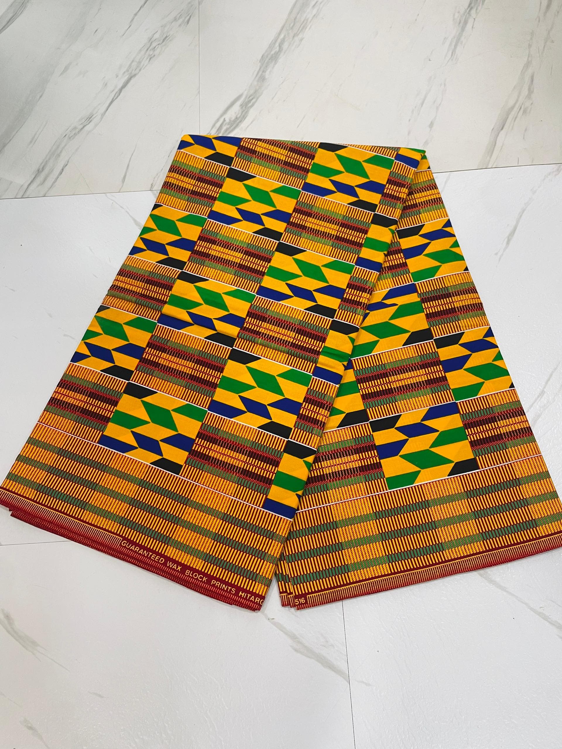 African Print Fabric — Style 10 — photo 1. Sefa Fabrics, Accra, Ghana.